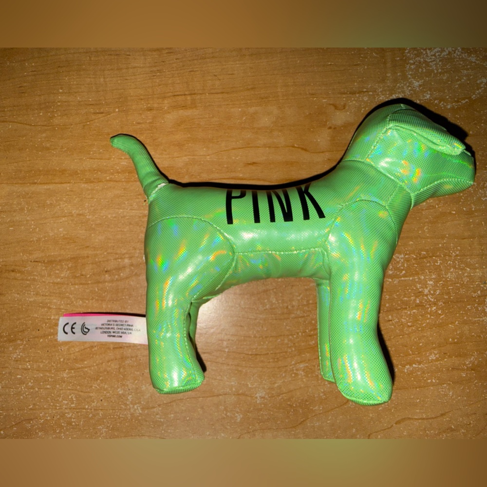 PINK Victoria's Secret Green holo Dog!